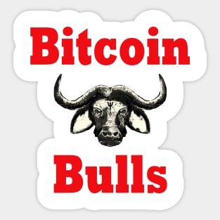 Bitcoin Bull Run Crypto Currency Sticker